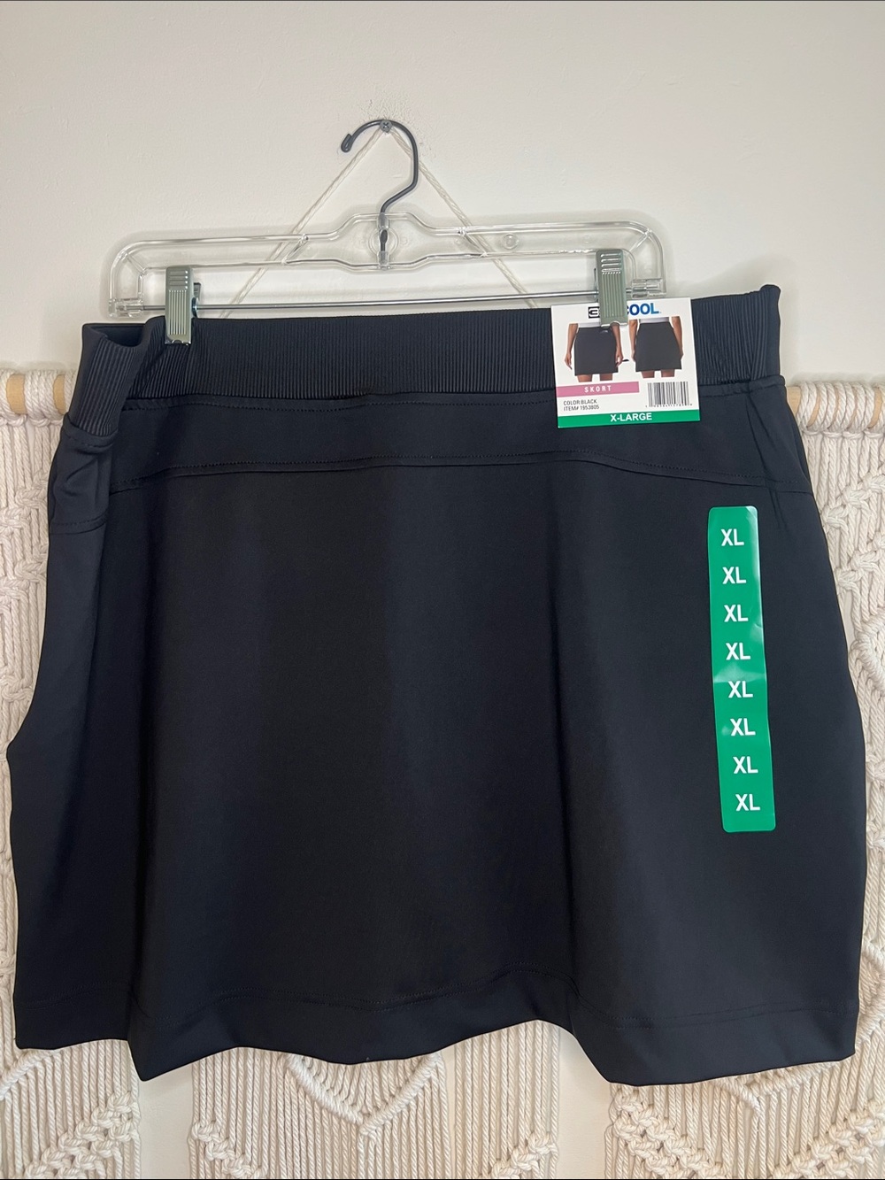 Women’s Black Active Skort - XL